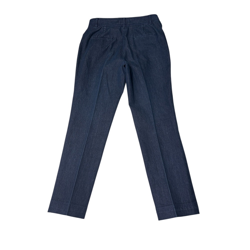 Brooks Brothers Womens Size 8 30X27 Dark Wash Denim Trousers Pants Jeans - Picture 7 of 13